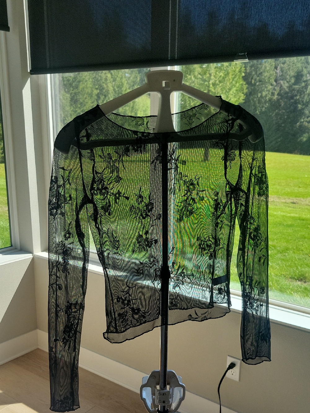 Envie Mesh Sheer Top